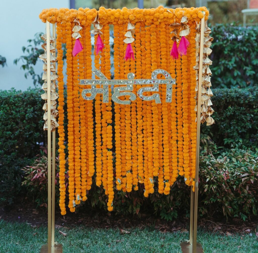 Haldi decorations by G Luxe Events in Melbourne