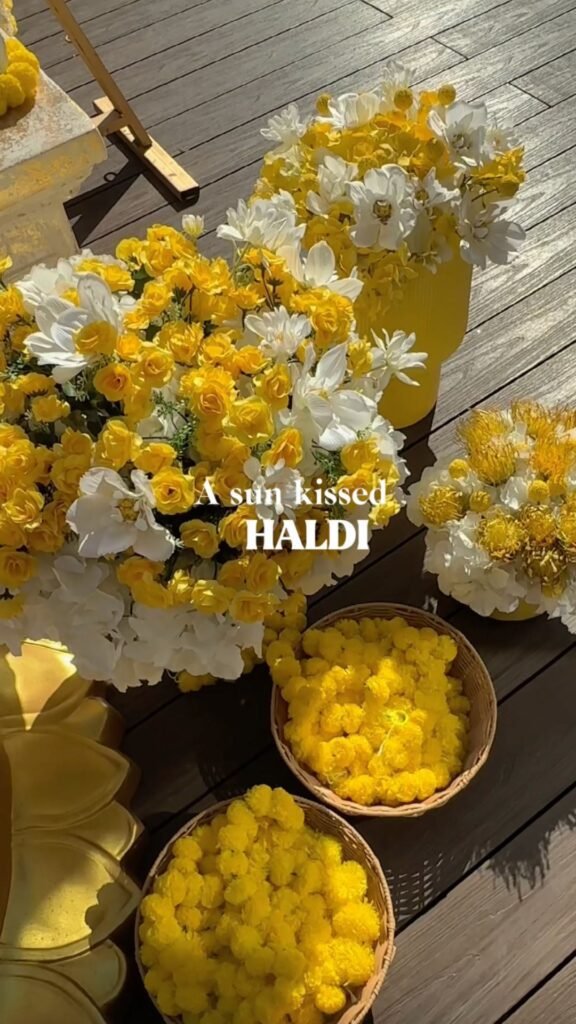 haldi decorations melbourne by G Luxe Events