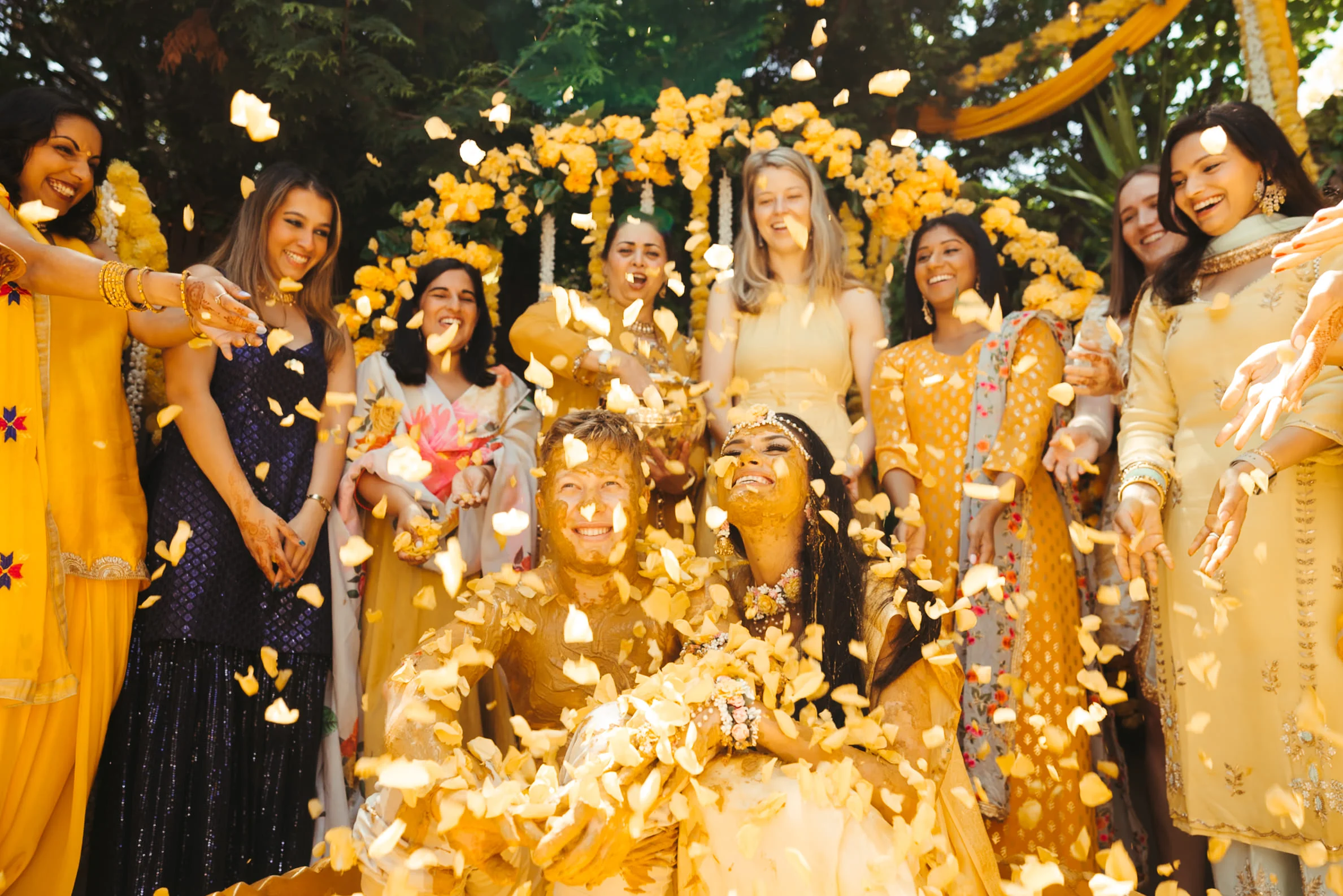 haldi planning and decorations in melbourne - g luxe events