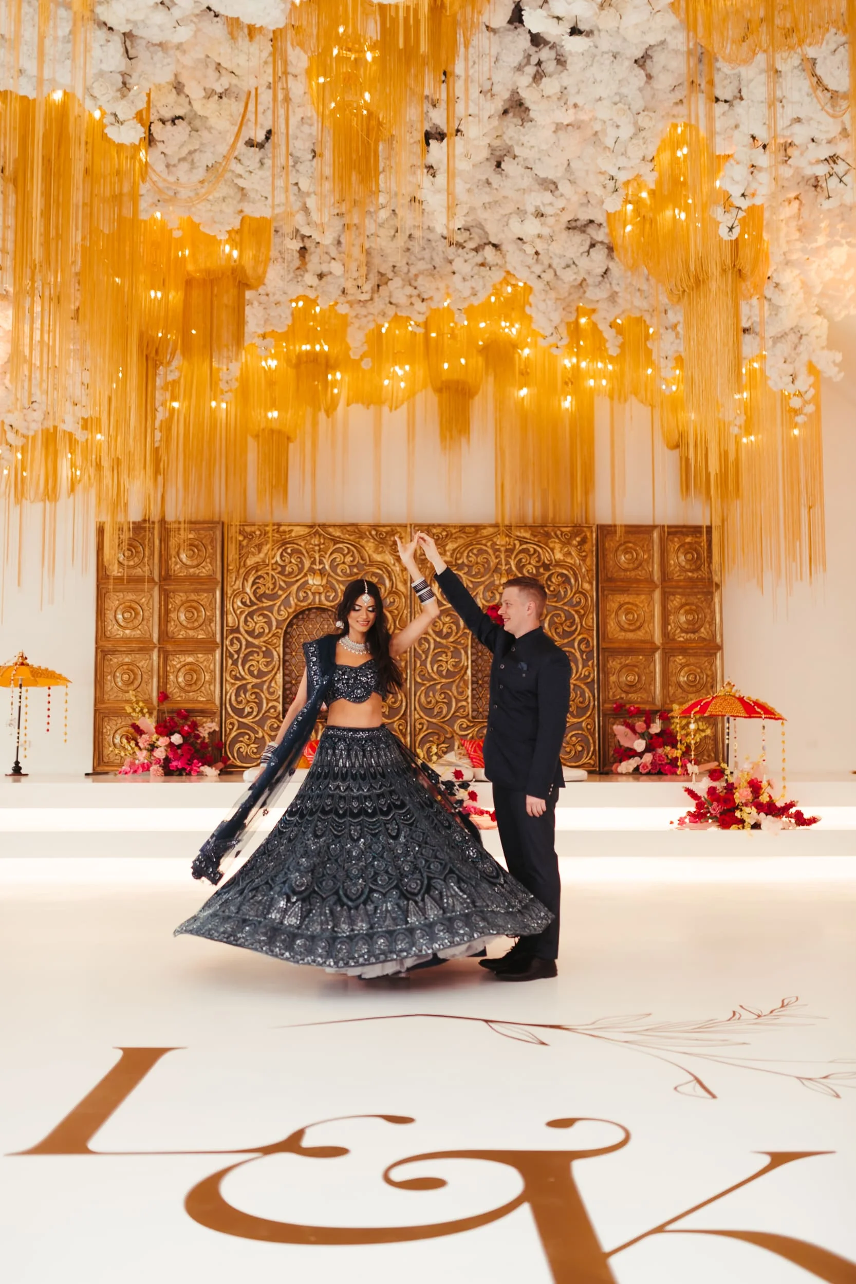 decoration of sangeet stage in melbourne