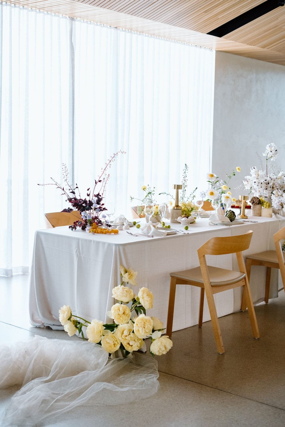 Harriett event space at Hubert Estate Coldstream Yarra Valley modern architectural winery wedding